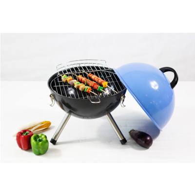 China Adjustable Size 14 Inch Outdoor Soccer Grill Football Grill Kettle Charcoal BBQ Grill Patio for sale