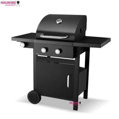 China Large Gas Barbecue Outdoor Commercial Grill Machine Easily Assembled Outdoor Garden Gas Grill With Cart for sale