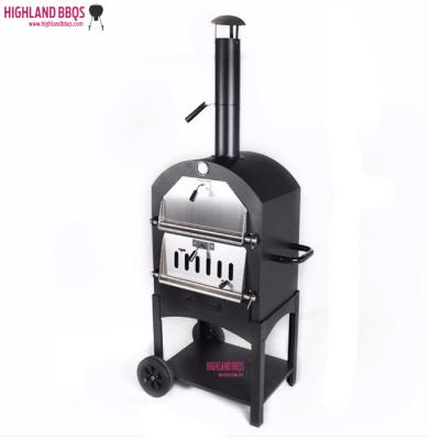 China Adjustable Size Pizza Oven Portable 3 In 1 Out Oven Pizza BBQ Charcoal Grills for sale