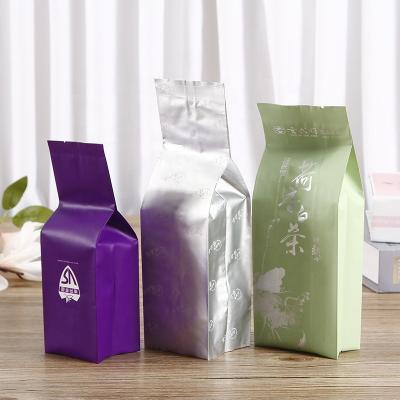 China Recyclable Aluminum Foil Middle Tea Sealing Pouches / Side Gusset Aluminum Foil Packaging Bags for sale