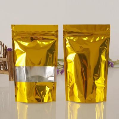 China Smell proof moisture proof bag with reclosable zipper abd window for sale