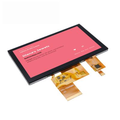 China Ecrã táctil 800x480 TFT Display 5 polegadas 40 PINS 24bit RGB 420 CD/M2 à venda