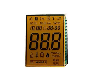 China Anzeigen-Positiv des SPI-Schnittstellen-Segment-HTN Lcd halb Transpare-Modus zu verkaufen