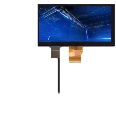 China Módulo de pantalla TFT de 7 pulgadas con panel táctil 1024 * 600 Resolución de 24 bits Interfaz RGB Dirección IC HX82 en venta