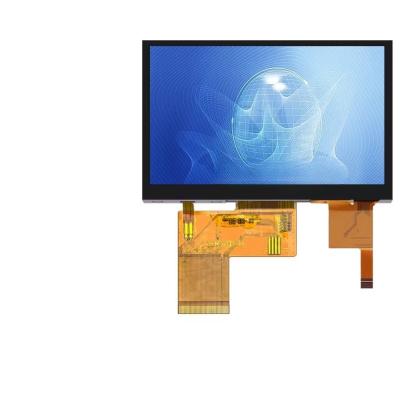 China Módulo de pantalla TFT de 4.3 pulgadas con panel táctil 480 * 272 Resolución de 24 bits Interfaz RGB Conducción IC ST7 en venta