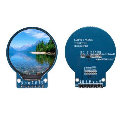 China TFT round display module 1.28 inch ,240X240 , SPI ,view angle is all ,driving IC GC9D01 for sale