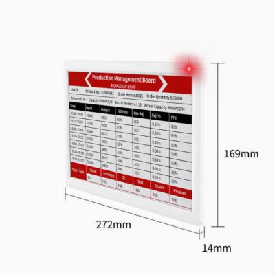 Cina 11.6 Inch Screen E Ink Display Large Epaper Supermarket Prezzi Tag Gestione centralizzata Display Informazioni più ricche in vendita