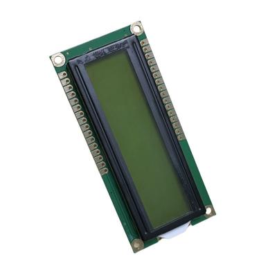 China Industrial LCD Display 1602C Yellow Green Film Character Screen for sale