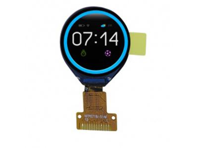 China 0.71 Inch Round TFT Display Module 160x160 Resolution 350c/d  Free View Angle  SPI Interface for sale