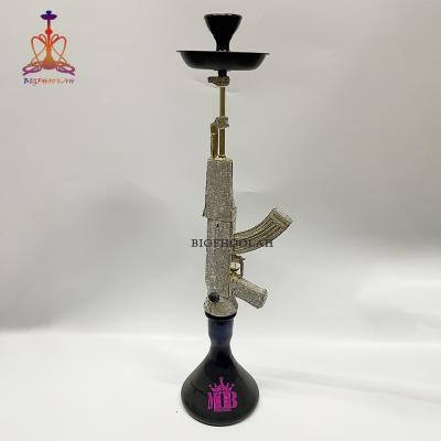 China Smooking Shisha Made in China Diamond ak47 High Quality 95CM Tall Luxury Hookah for sale