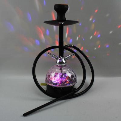 China 2021 new glass sheesha acrylic hookah in cube shisha transparent square hookah shisha with led light for bar for sale