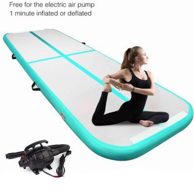 China 3M 4M 5M Eco-friendly Trampoline Gymnastic Air Track Inflatable Electric Floor Compressor, Tumbling Air Track for sale