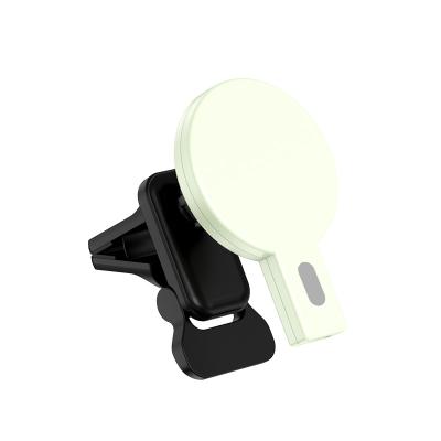 China Hot Selling Magnetic Wireless IPhone 12series Car Phone Mount Holder Phone Holder 15w Car Charger Mount for sale