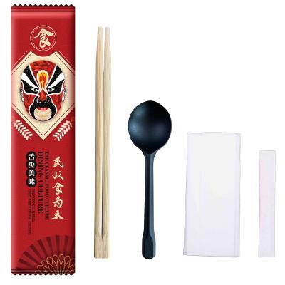 China High Quality Sealed Takeout Tableware Stored Set Disposable Takeout Restaurant Tableware for sale