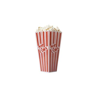 China Food Disposable Paper Bag Paper Container For Popcorn Chicken Takeawaypopcorn Bag Ivory Board Popcorn Chicken Bag for sale