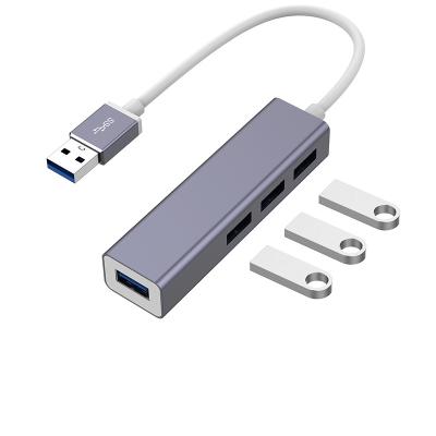 China No Need 4 Port USB Hub Powered USB3.0 Hub For Laptop Best Quality Aluminum Alloy USB Expansion Hub USB Splitter for sale