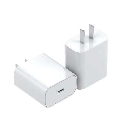 China US Plug Fast Charging Portable Quick Charging Mobile Charging TYPE C Travel Adapter 20W PD Wall Charger For Apple iPhone 11 Charger 12Pro for sale