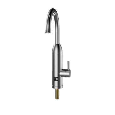 China OEM 304 Stainless Steel Kitchen Faucets Electric Sink Mixer Instant Water Heater Tap Kitchen Faucet for sale