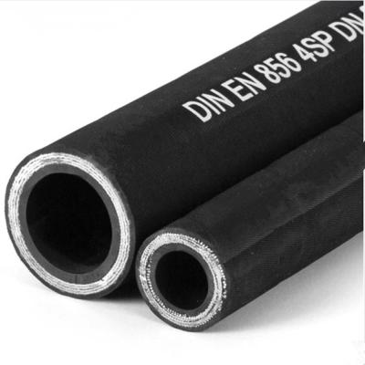 China EN 856 ISO 3862 High Pressure NBR Steel Wire Spiral 4 Wire Rubber Hydraulic Hose 4SP Hose for sale