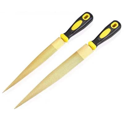 China Wear-Resistant Hand Rasp File Set Tool Steel Gold Hand Woodworking Rasp Wood Folder for sale