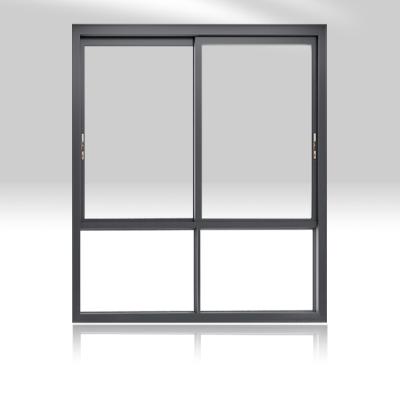 China Sliding ZEKIN Factory Price High Security Sliding Glass Windows Scratch Resistance Anti-Theft Windows for sale