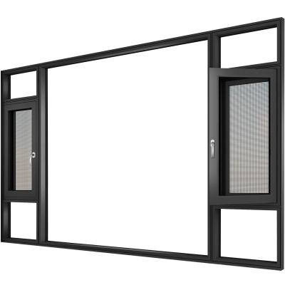 China Magnetic Screen ZEKIN High Quality Noise And Casement Concise And Beautiful Heat Insulation Windows Casement Windows for sale