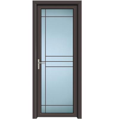 China ZEKIN Modern Professional Made Aluminum Swing Door Aluminum Frame Bathroom Glass Swing Door for sale