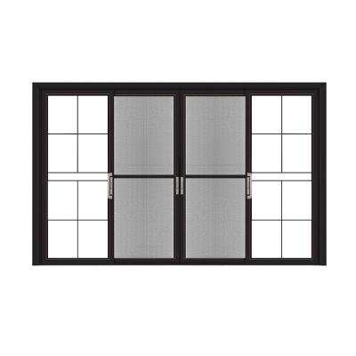 China Sale ZEKIN YR65 Glass Sliding Door Double Tempered Glass Sliding Door Waterproof Hot Silent Noise Cancellation for sale