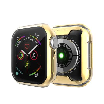 China Fanshion Watch Case Soft TPU Cover Made Apple Watch Case with Screen Protector for iWatch Series 5/4 for sale