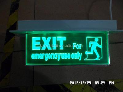 China Other Steel Body Emergency Exit Sign Board for sale