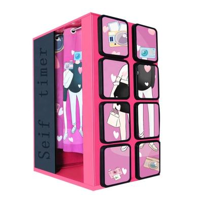 China Self-service Photo With Printer Sale Birthdays Event Product Photo Booth Interactive Lightweight Cabinet Printer Album Mirror Photo Booth for sale