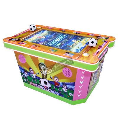 China Acrylic+wooden box 2 players football games toy coin operated game machine/coin operated arcade games/coin operated kids game machine for sale