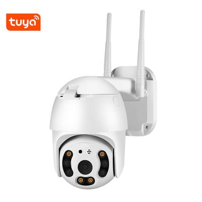 China Human motion tracking 3MP Tuya Smart wifi cctv camera IP network PTZ camera with human to detect IR function tuya camera smart auto tracking wifi for sale