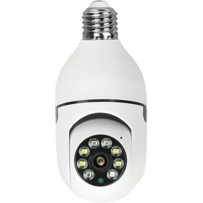 China Human Motion Tracking Ceiling Mount AC Power Bulb Light Camera 90 Degree 360 ​​Degree Wireless Tuya APP Wifi Camera Bulb With Camera for sale