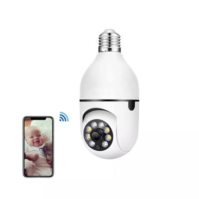 China Human Motion Tracking Smart Wireless IP Home Hd 360 Degree Surveillance Ptz Bulb Security Wifi CCTV Network Camera for sale