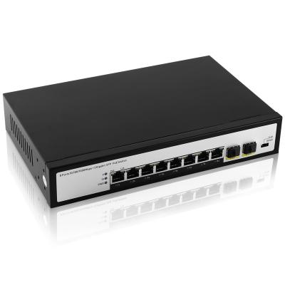 China POE Factory OEM/ODM POE Switch 8 Port 10/100/1000M Ethernet Fiber Switch POE Gigabit for sale