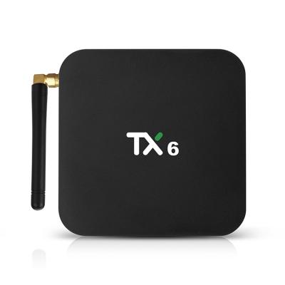 China Wifi: 2.4G/5G Android Android TV Box Tanix TX6 TV Box Dual WiFi TX6 4GB 64GB Internet 10.0 Box 2gb 16gb Allwinner H6 Media Player for sale