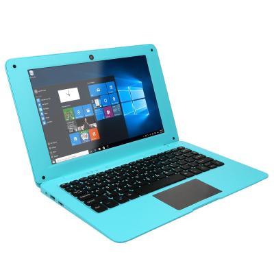 China US New Mini Win 10 Z8350+IPS+2G+32G 10.1 Inch Mini Notebook Cheap Blue Color PC1068 Layout Laptop Notebook for sale