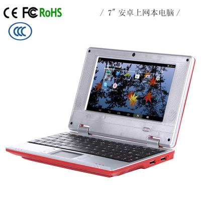 China Hot Sale Cheap Android 7 Inch 4.4 With WiFi Wired, Camera, HDIM Netbook 7