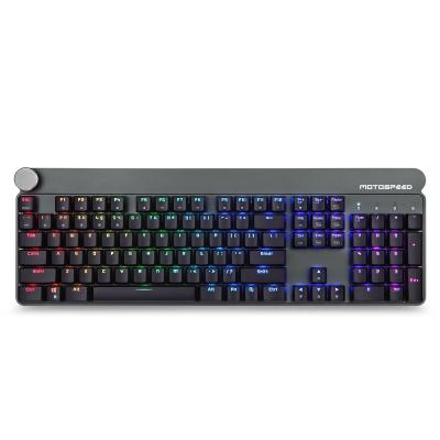 China Backlit Anti-ghosting Motospeed GK81 Wireless Gaming 2.4G USB RGB Dual Mode LED Mechanical Keyboard for sale