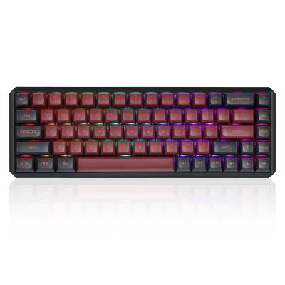 China Anti-Ghosting Best Selling K5 Wireless Mechanical Keyboard Hot Swap Switch With Spherical Keycaps for sale