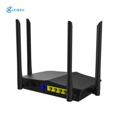 China OEM Wifi 6 Mesh Wireless Router 1800Mbps 5Ghz Dual Band Network Security Wifi 4 Gigabit Port Indoor Router for sale