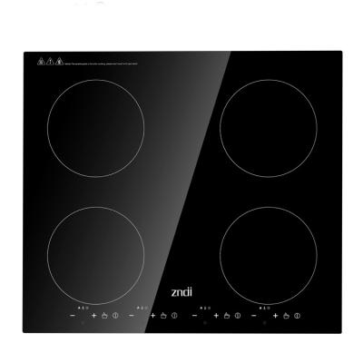 China Hotel China 220V Commercial Household 8000W4 Burner Embedded Induction Cooker for sale