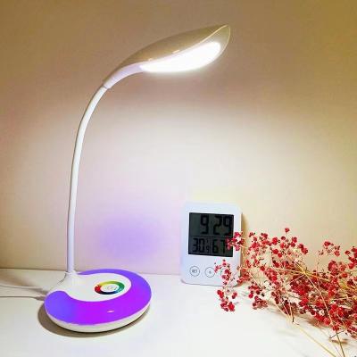 China Modern Color Changing Rechargeable Adjustable USB LED Table Lamp for sale