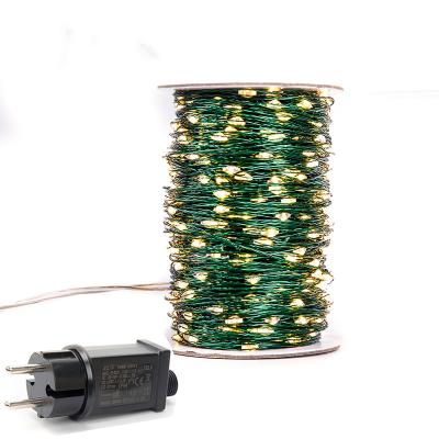 China Eco-Friendly Waterproof LED String Light LED String Bulb Fairy Copper For Wedding Outdoor Christmas Garland Xmas Curtain Decoration for sale