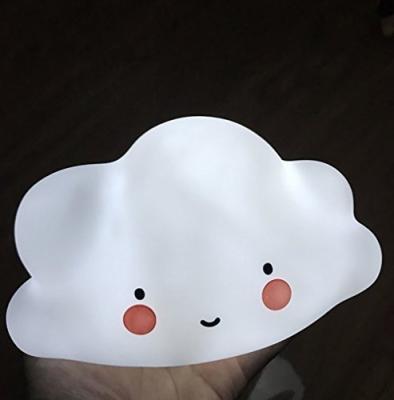 China Modern Vinyl Soft Night Light Led Battery Operated Mini Cloud Shape Lovely Baby Gift for sale