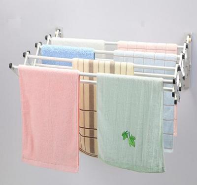 China AL-VP8C 8 Space Saving Bars Clothes Drying Aluminum Towel Dryer Rack for sale