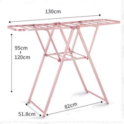 China 19ALYG0-1.3 Space Saving New Arrival Design Strong Folding Aluminum Clothes Drying Rack At Laundry Room for sale