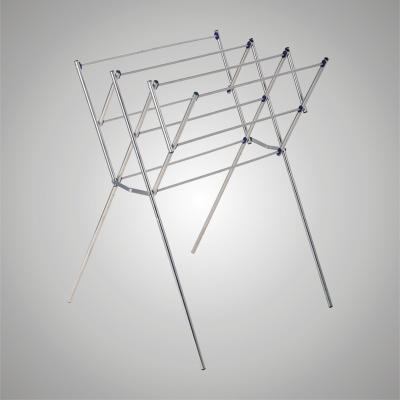 China MR-7011 Space Saving Stainless Steel Towels and Clothes Airer Bathroom Folding Shelves for sale