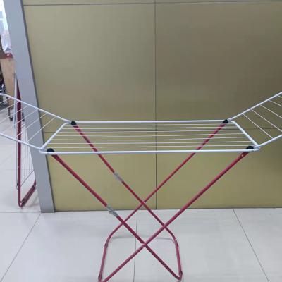 China YHM-4017NTX Country Lower Price Powder Coated Metal Wire Folding Clothes Drying Rack With Different Colors for sale